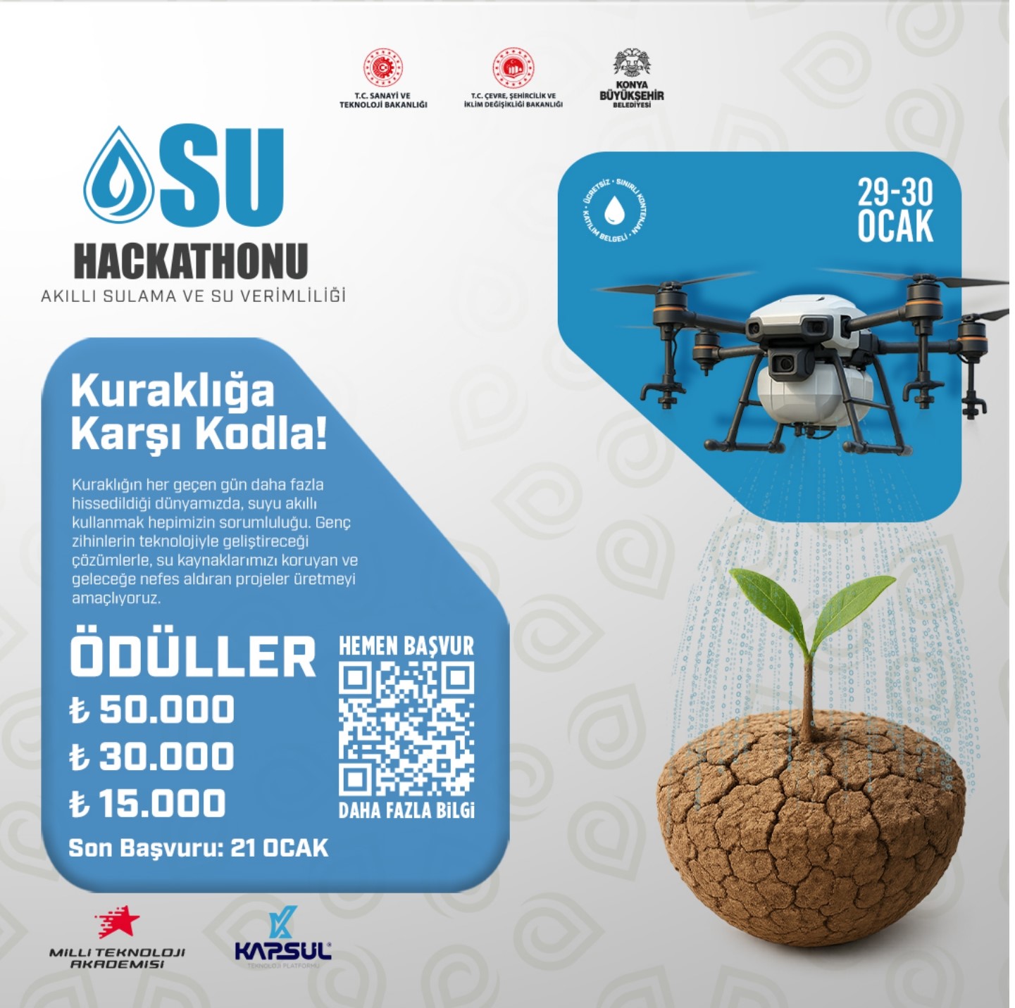 SU HACKATHONU ! Kuraklığa Karşı Kodla