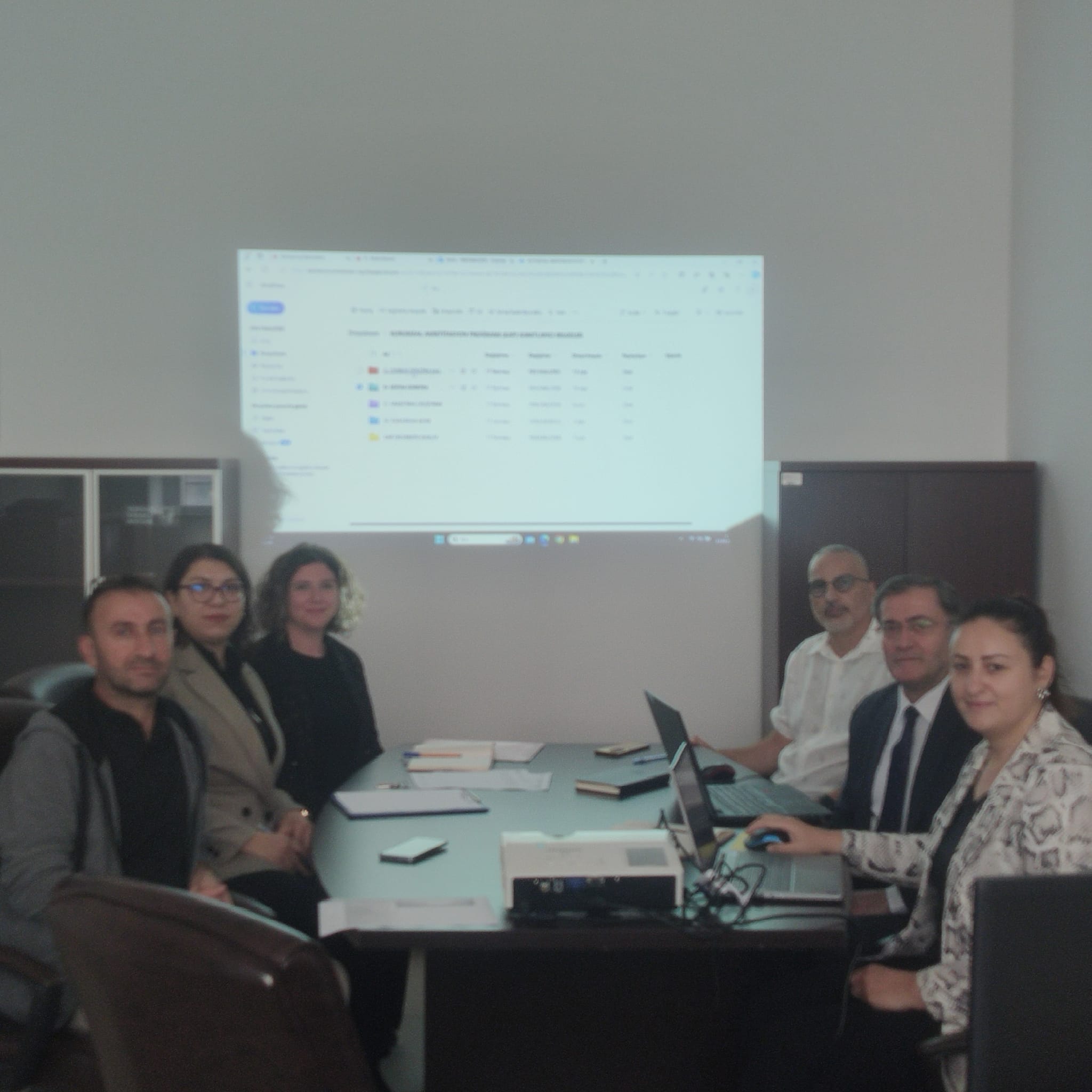Prof. Dr. Mehmet Atalan ve Kalite Koordinatörlüğü'nün Ziyareti