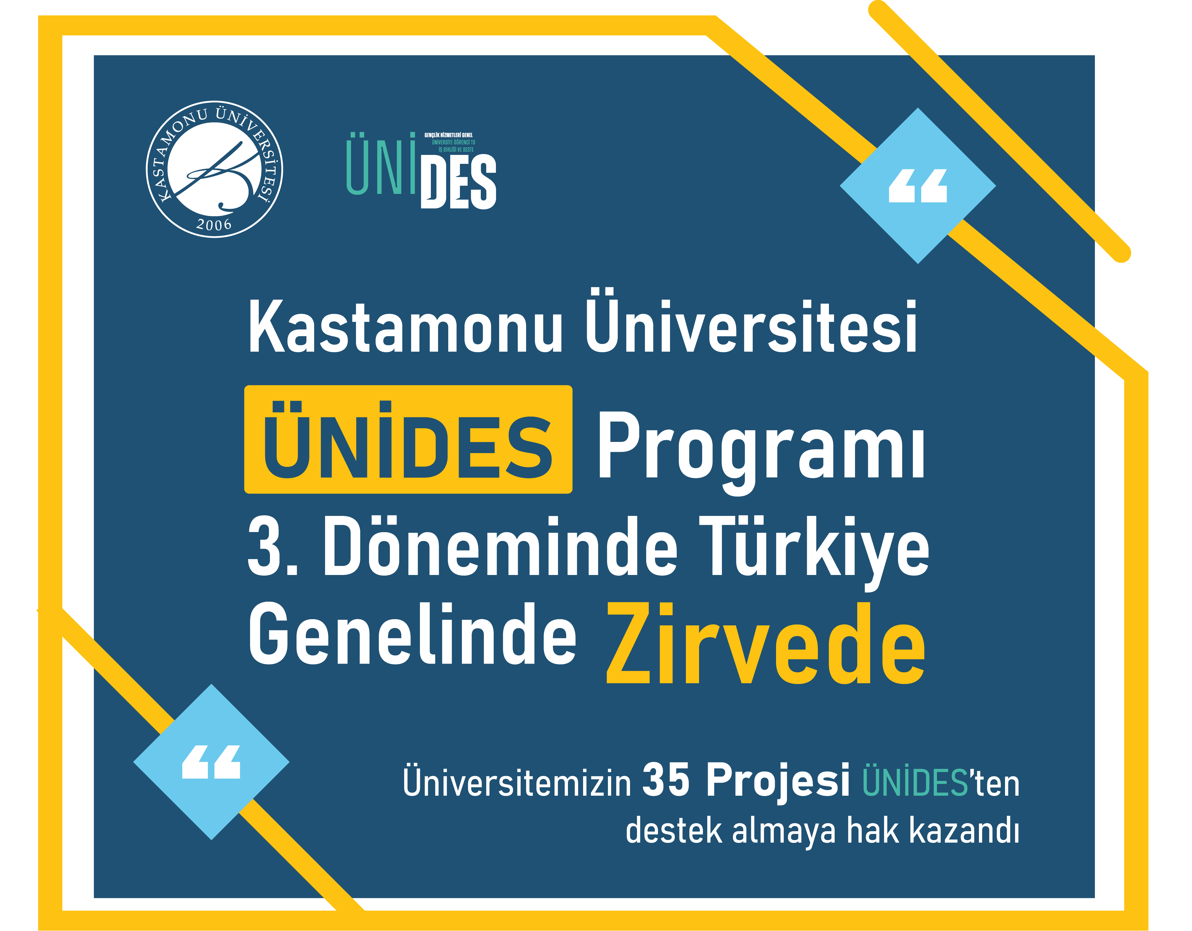 AFAD Öğrenci Topluluğumuzun ÜNİDES Projesi Kabul Edildi