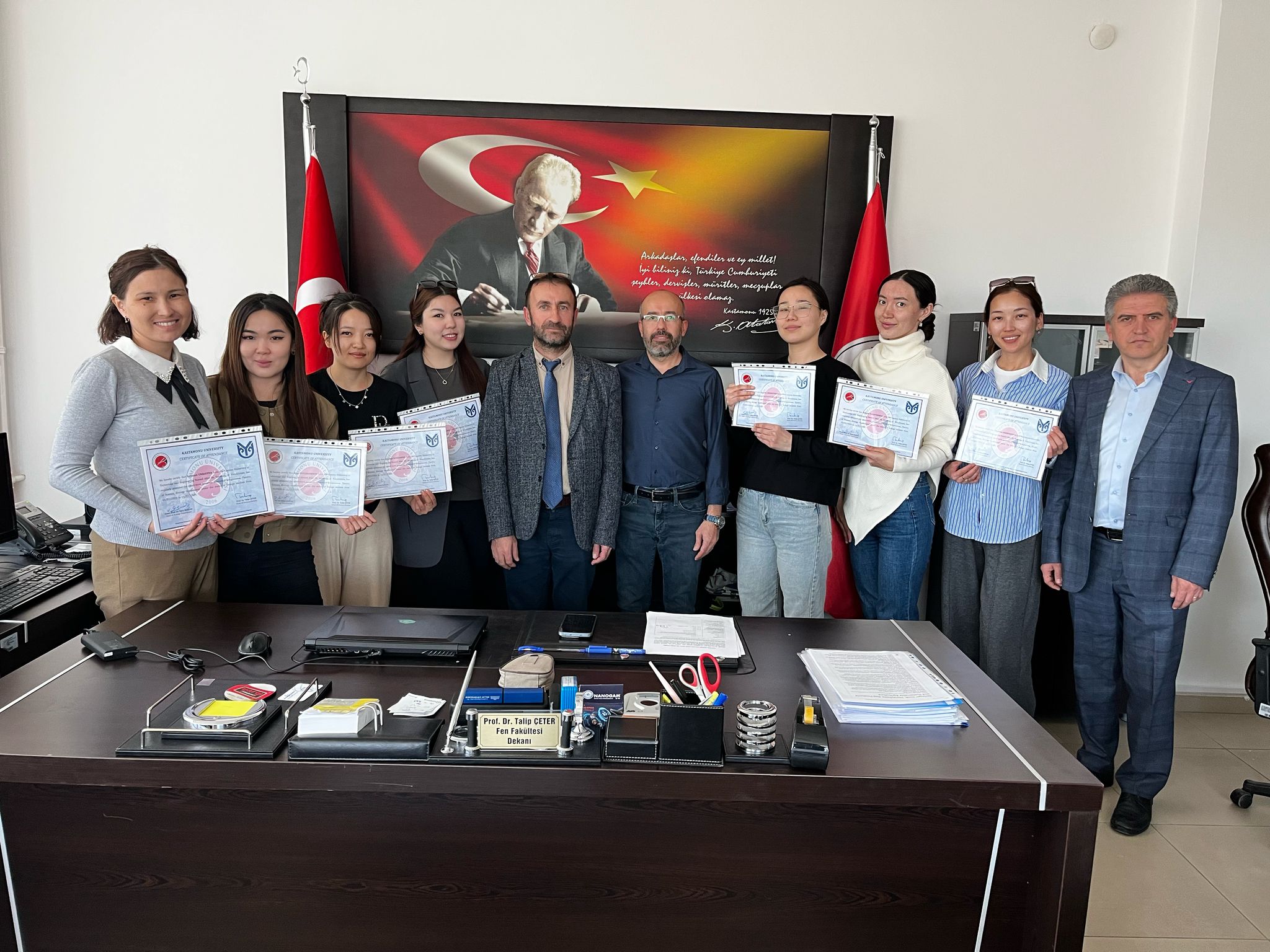 Yessenov Üniversitesi İle İşbirliği Kapsamında Öğrencilerimiz Stajlarını Tamamladı